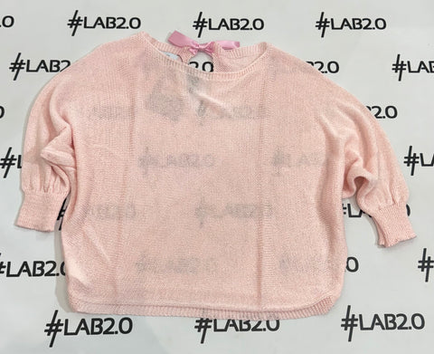 Maglioncino Fiocco Rosa