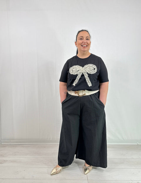 Gonna-pantalone Hoara Nero