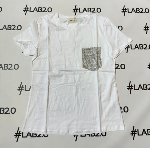 T-shirt Tasca Strass