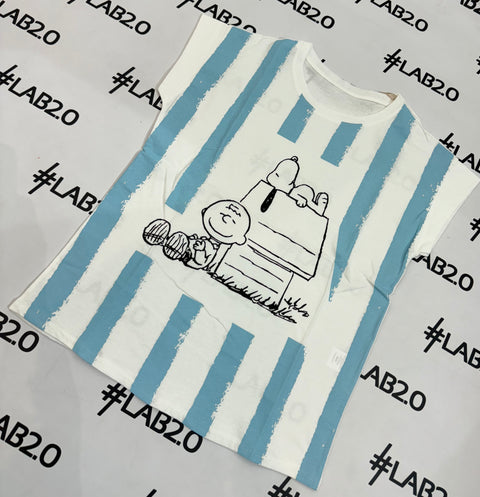 T-shirt Snoopy Blu