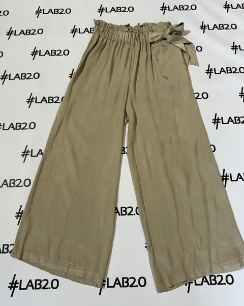 Pantalone fiocco Tortora