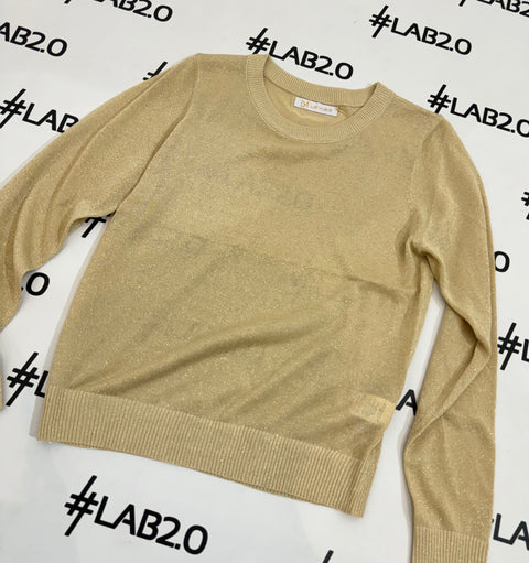 Maglioncino Lurex Oro
