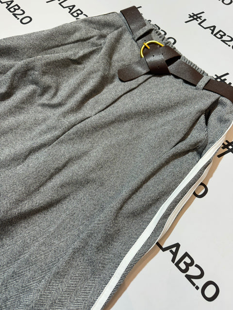 Pantalone Liberty Spinato Grigio
