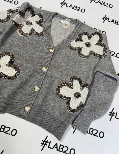 Cardigan Camy Grigio