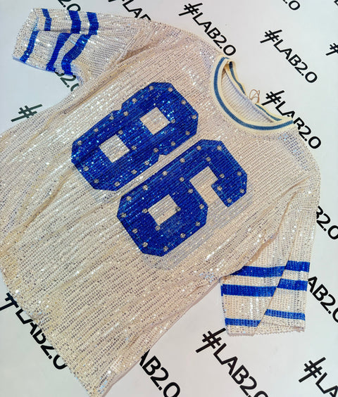 T-shirt Number Blue