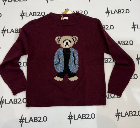 Maglione Boy Bordeaux