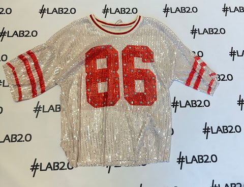 T-shirt Number Red