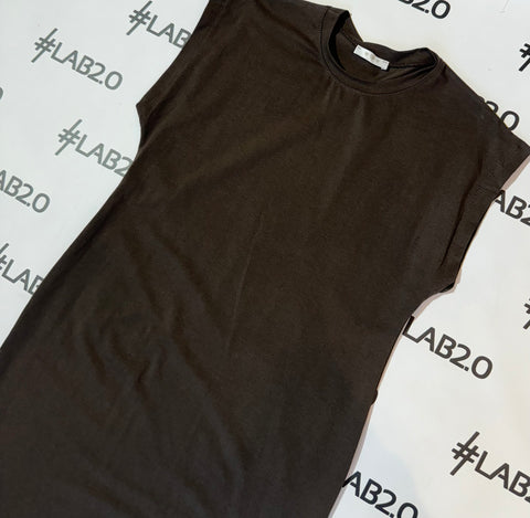 Abito Cotton Marrone