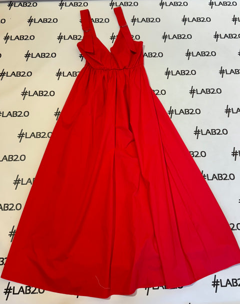 Abito Bretelle Rosso