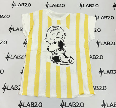 T-shirt Snoopy Giallo