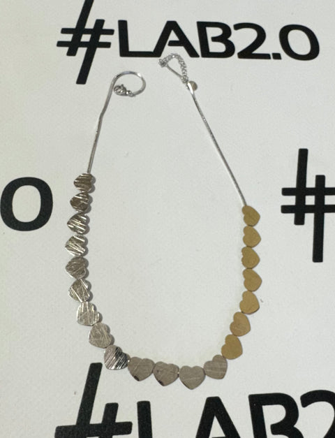 Collana Cuoricini argento