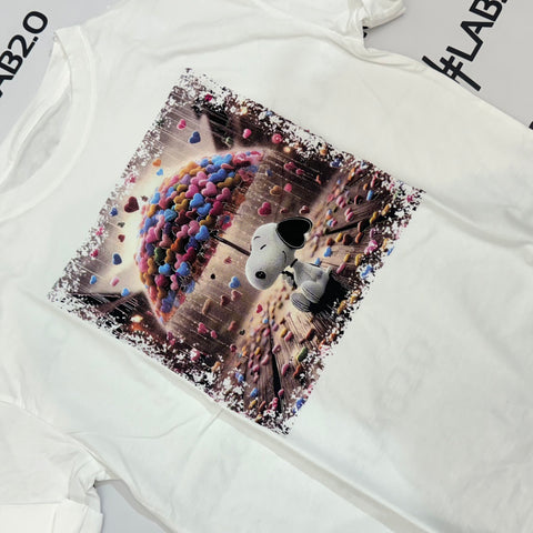 T-shirt Snoopy Rain
