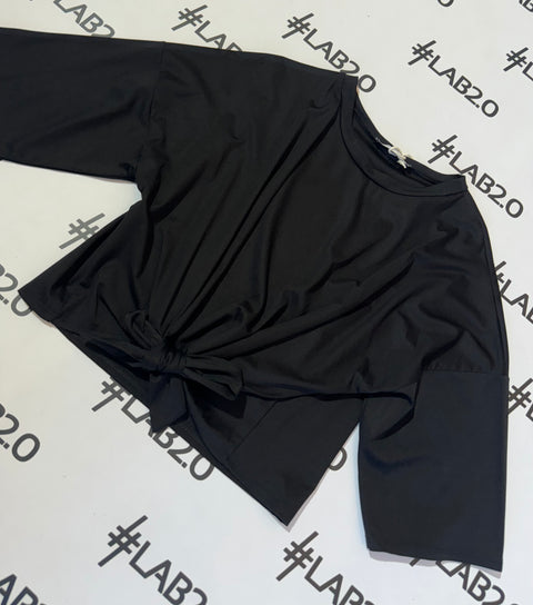 Maglia Nodo Fiocco Nera
