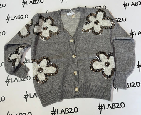 Cardigan Camy Grigio