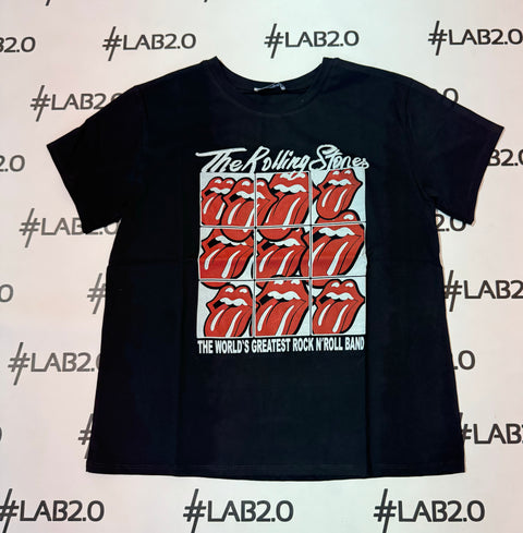 T-Shirt Stones Nera