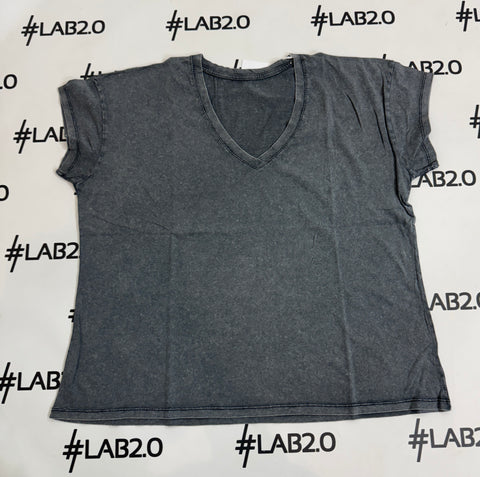 T-shirt Scollo V Delavè
