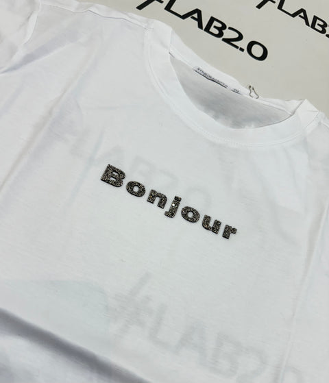 T-shirt Bonjour Bianca