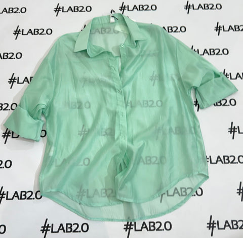 Camicia Velo Verde Acqua