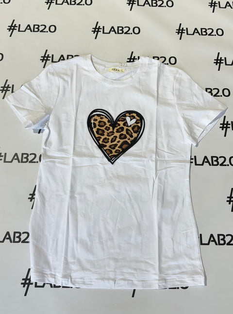 T-shirt Cuore Leo