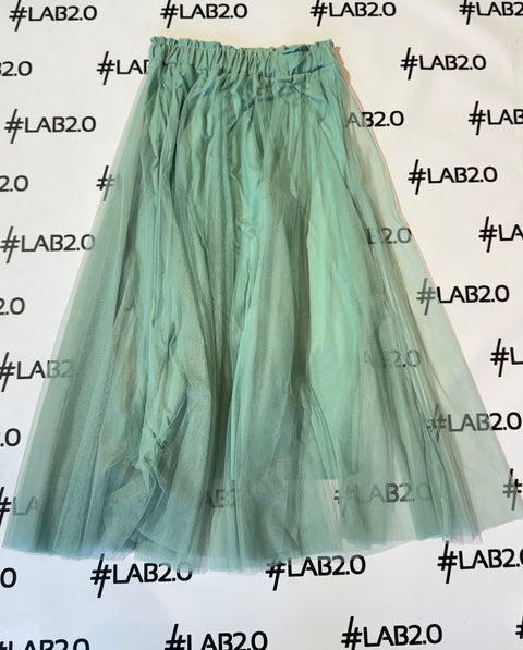 Gonna tulle menta