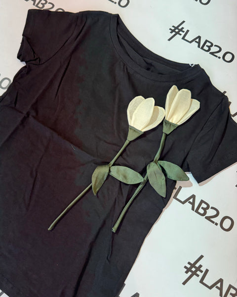 T-shirt Tulipan Nera