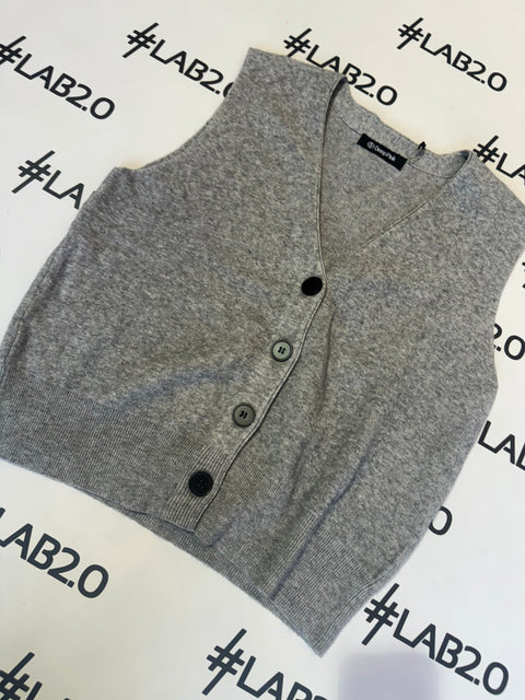 Gilet Maglia Barbara Grigio