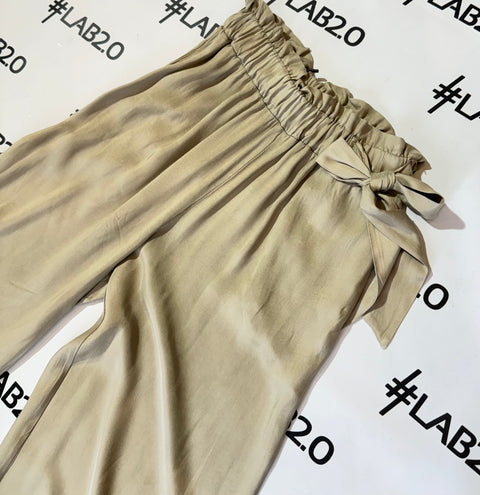 Pantalone fiocco Tortora