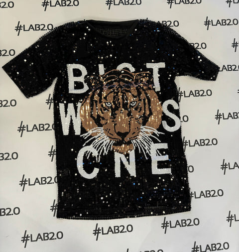 Abito Lion paillettes