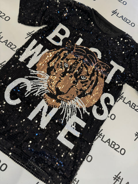 Abito Lion paillettes
