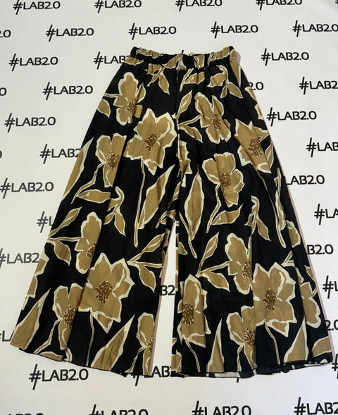 Gonna-pantalone Terry Camel