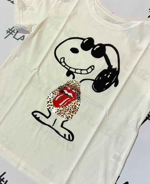 T-shirt Snoopy Stones