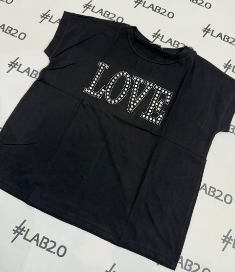 T-Shirt  Daniela Nera Curvy