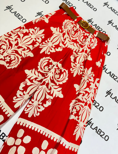 Gonna-pantalone Rosso