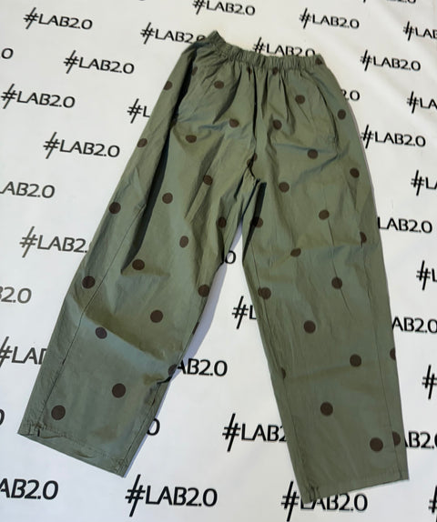 Pantalone Pois Verde