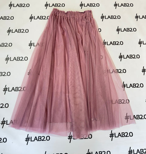 Gonna tulle malva