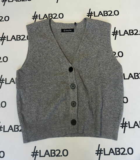 Gilet Maglia Barbara Grigio