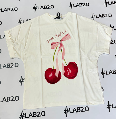 T-Shirt Cherì Bianca
