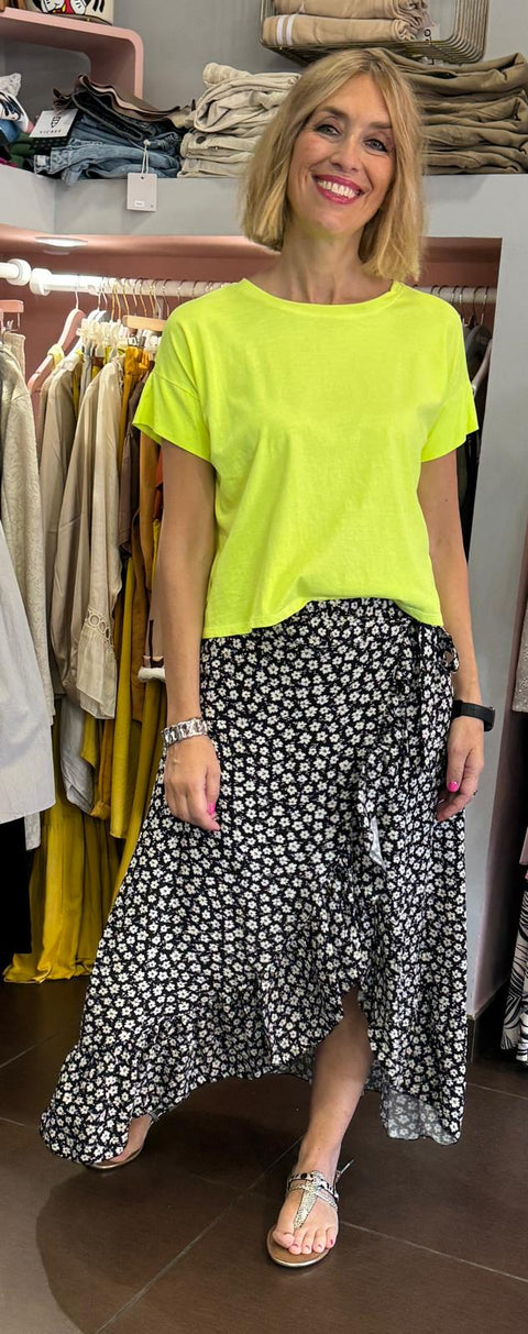 T-shirt Fluo Gialla