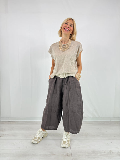 Pantalone Vanessa Marrone