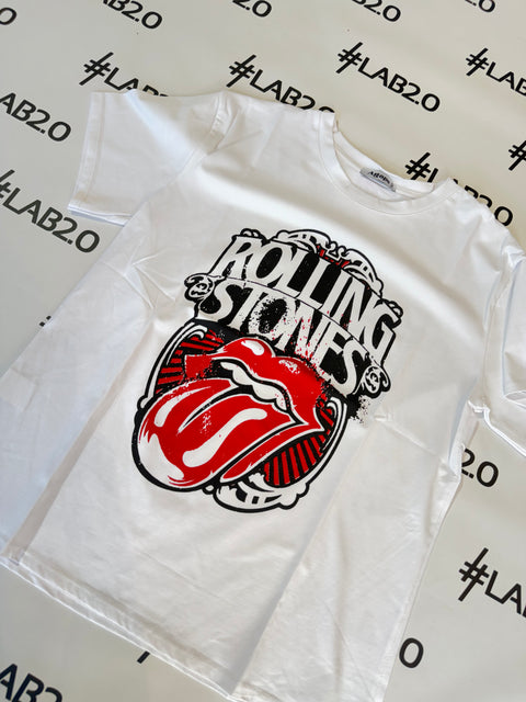 T-Shirt Rolling Bianca