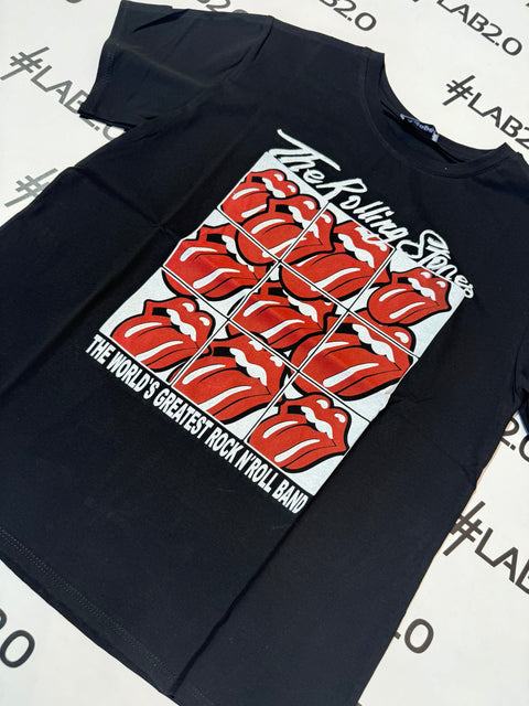 T-Shirt Stones Nera