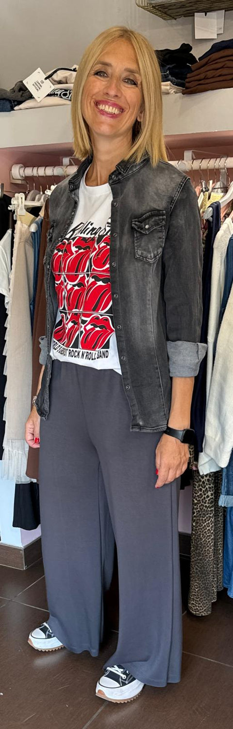 Pantalone tuta Kris Grigio