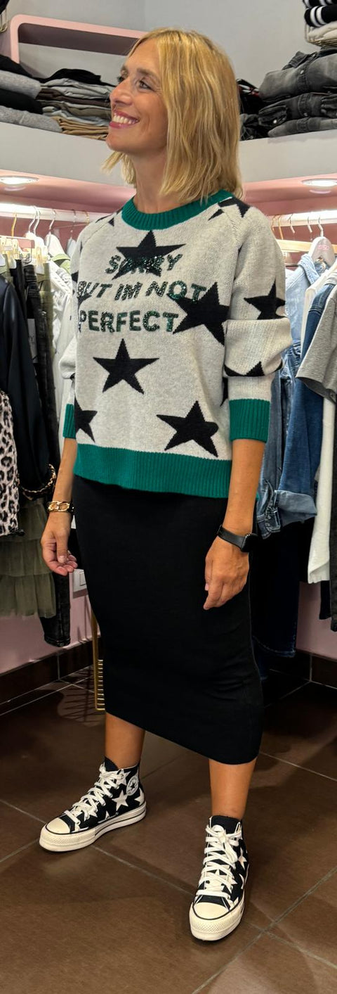 Maglione Stars Bianco