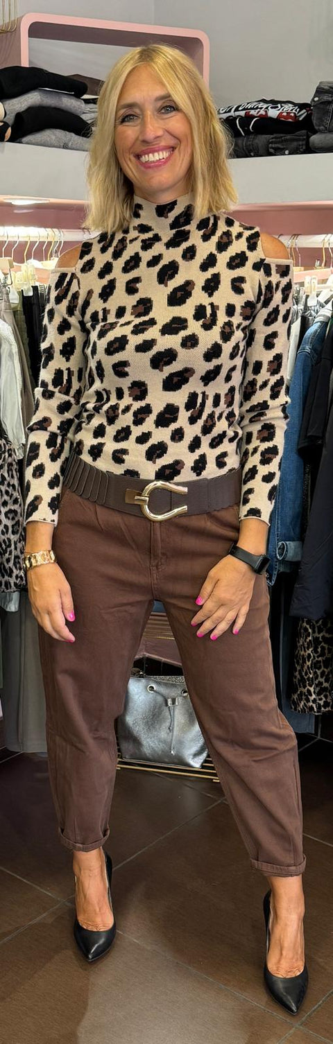 Jeans Sara Marrone
