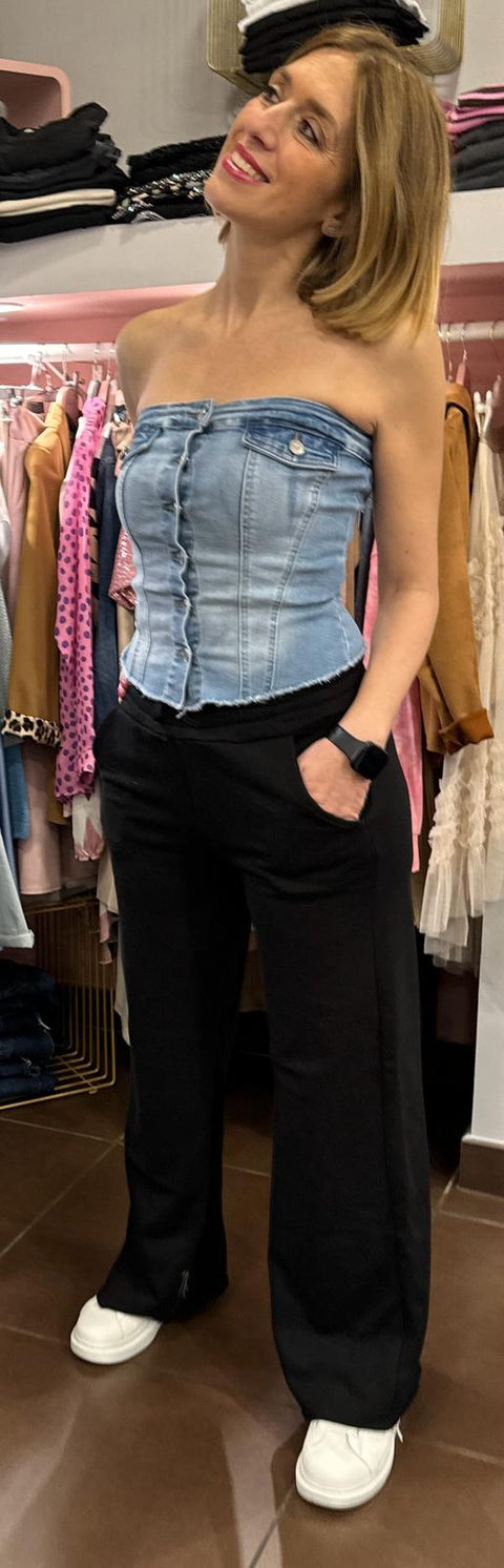 Corpetto Denim