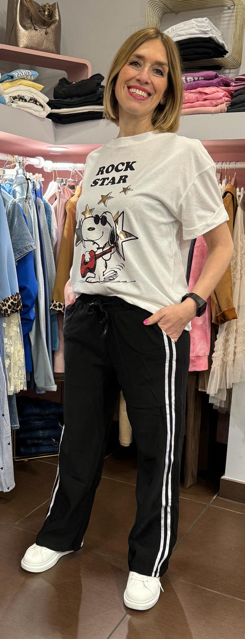T-shirt Snoopy Rock