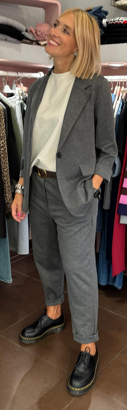 Blazer Moon Grigio