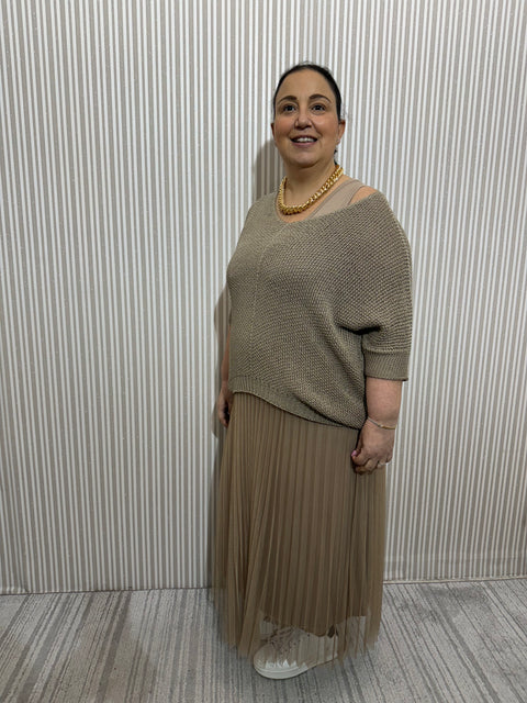 Abito Peck Tortora Curvy