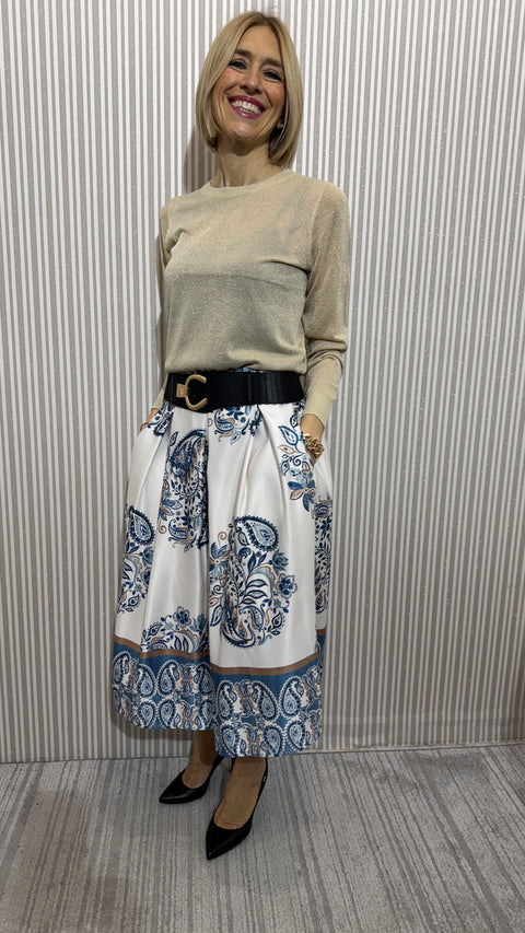 Maglioncino Lurex Oro