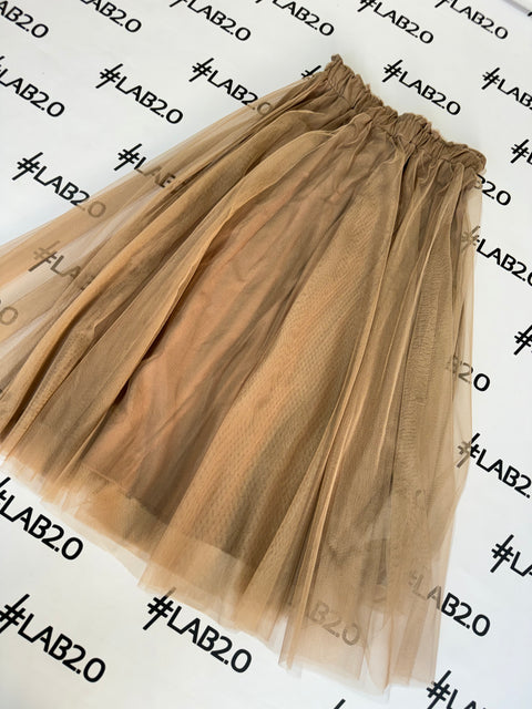 Gonna tulle Tortora
